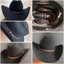 Black Tejana Cody James cowboy hat 🤠 western size 7 5/8 mint condition