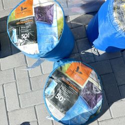 Sleeping bags five used once