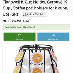 K Cup Holder/carousel