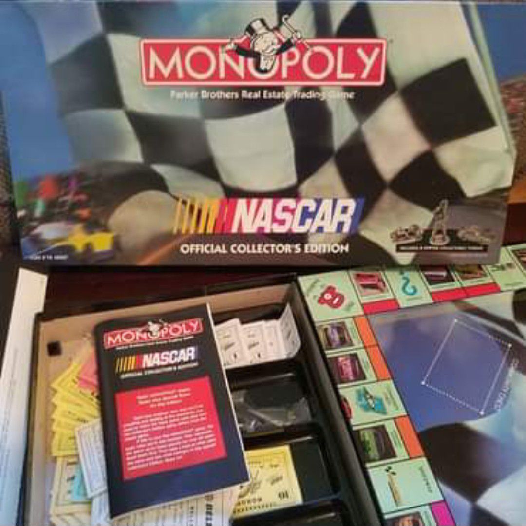 Monopoly NASCAR board game