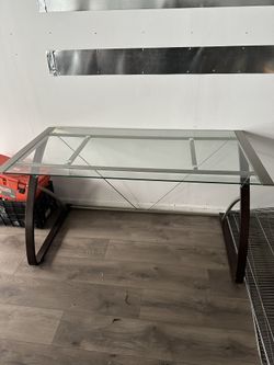 2 Glass Desks