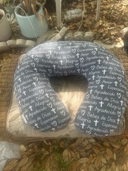 Gray Infant Pillow