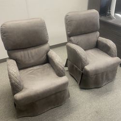 2 Leather Chairs 