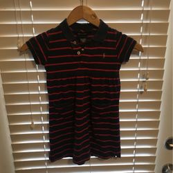 Polo Dress Girls Size 4t 7.00