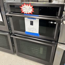 New Scratch And Dent Samsung Double Microwave/Oven Combination Built In 