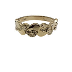 Nugget Gold Ring for Men 10K EBC-001