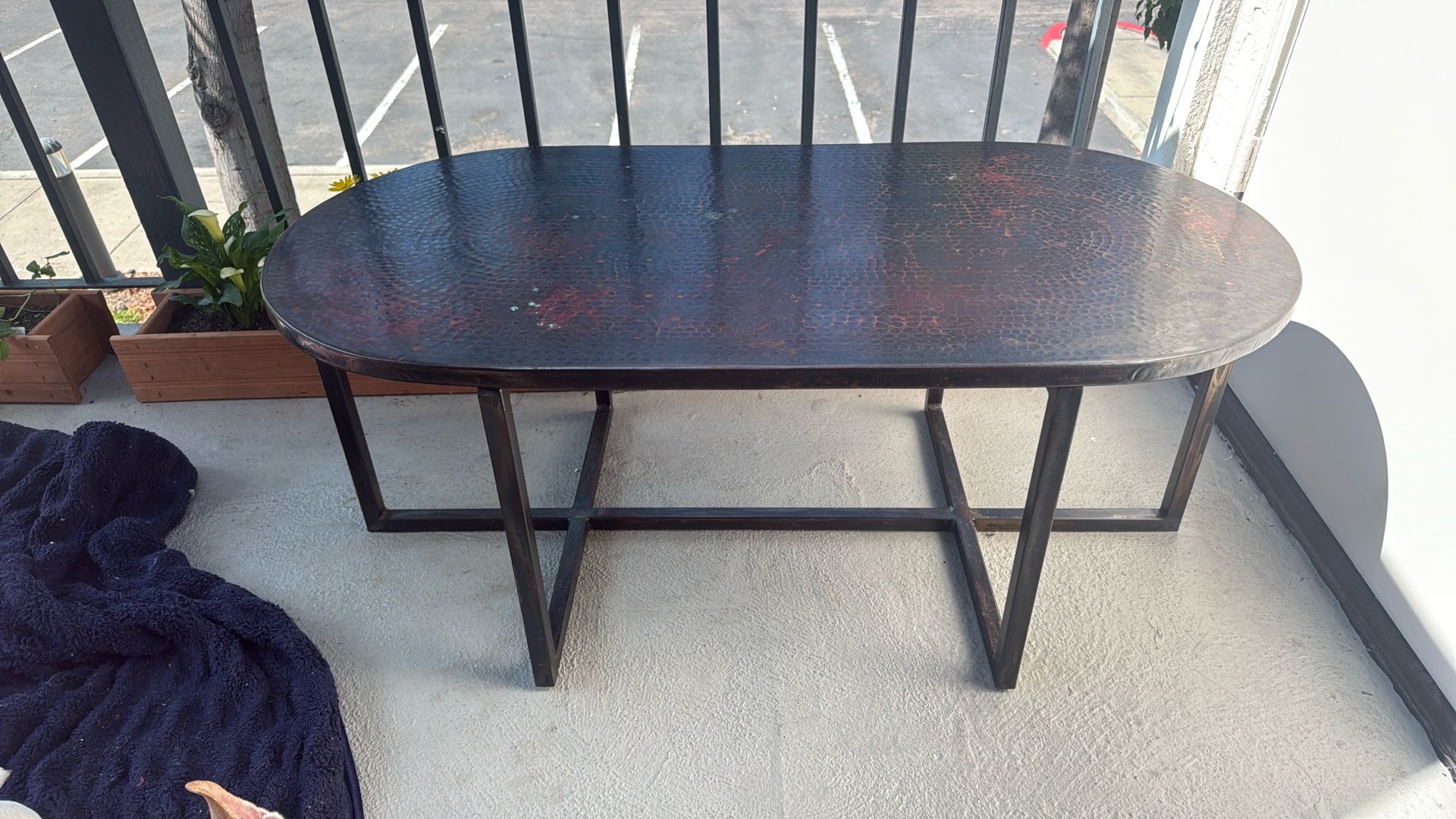 Brass Metal Coffee Table