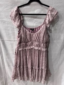 Trixxi Floral Ruffle Mini Dress