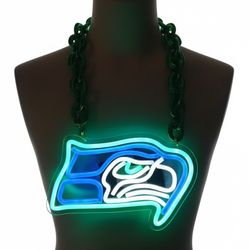 Seattle Seahawks Light Up Chain Great Gift 🎁 I Also Have Other Teams 