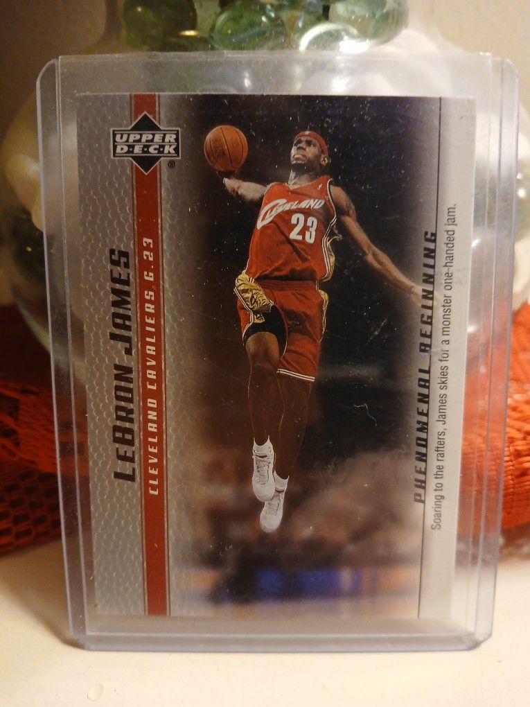 UPPER DECK LEBRON JAMES 