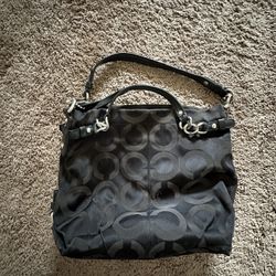 Black Coach Purse 