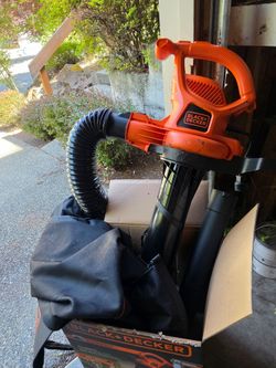 Black + Decker 3-in-1 Corded VacPack Leaf Blower / Vacuum / Mulcher