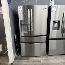 Frigidaire - Gallery 26.3 Cu. Ft. 4-Door French Door Refrigerator - Smudge Proof Stainless Steel