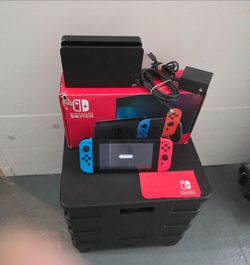Nintendo Switch Console with Neon Joy-Cons