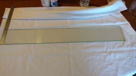 Vintage Jalousie window glass slats