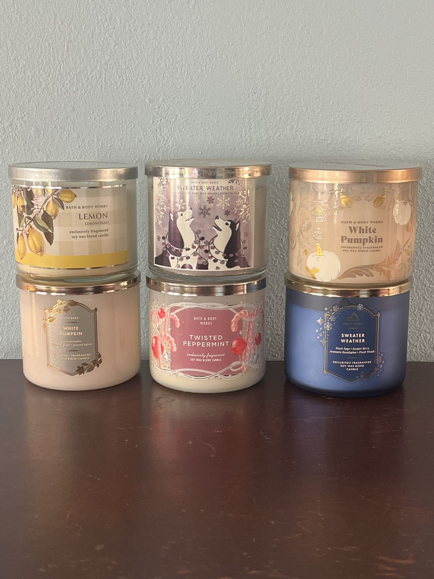 Candles BBW/White Barn