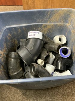 ABS and misc drain pipe fittings