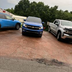 Blue Chevy Colorado 