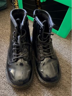 Dr. Martens 1460 Smooth Leather Lace Up Boots Toddler Size 10