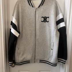 Designer Zip Up Fleece/Varsity Jacket 🔥