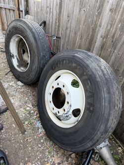 Tires and Rims 11R22.5 Goodyear 250 each