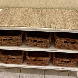 Pottery barn Kids bookshelf/Storage Console 
