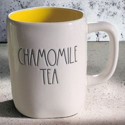 Rae dunn chamomile tea mug.New without tag. bottom has some scuffing .