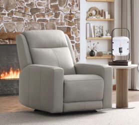Wren Zero Gravity Power Leather Recliner with Power Headrest