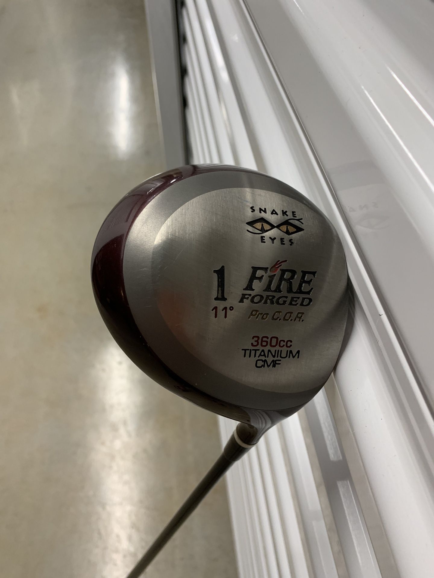 Snake Eyes Fire Forged Driver (Right Handed) 44”, 11*