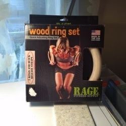 Exercise Workout Wood Rings