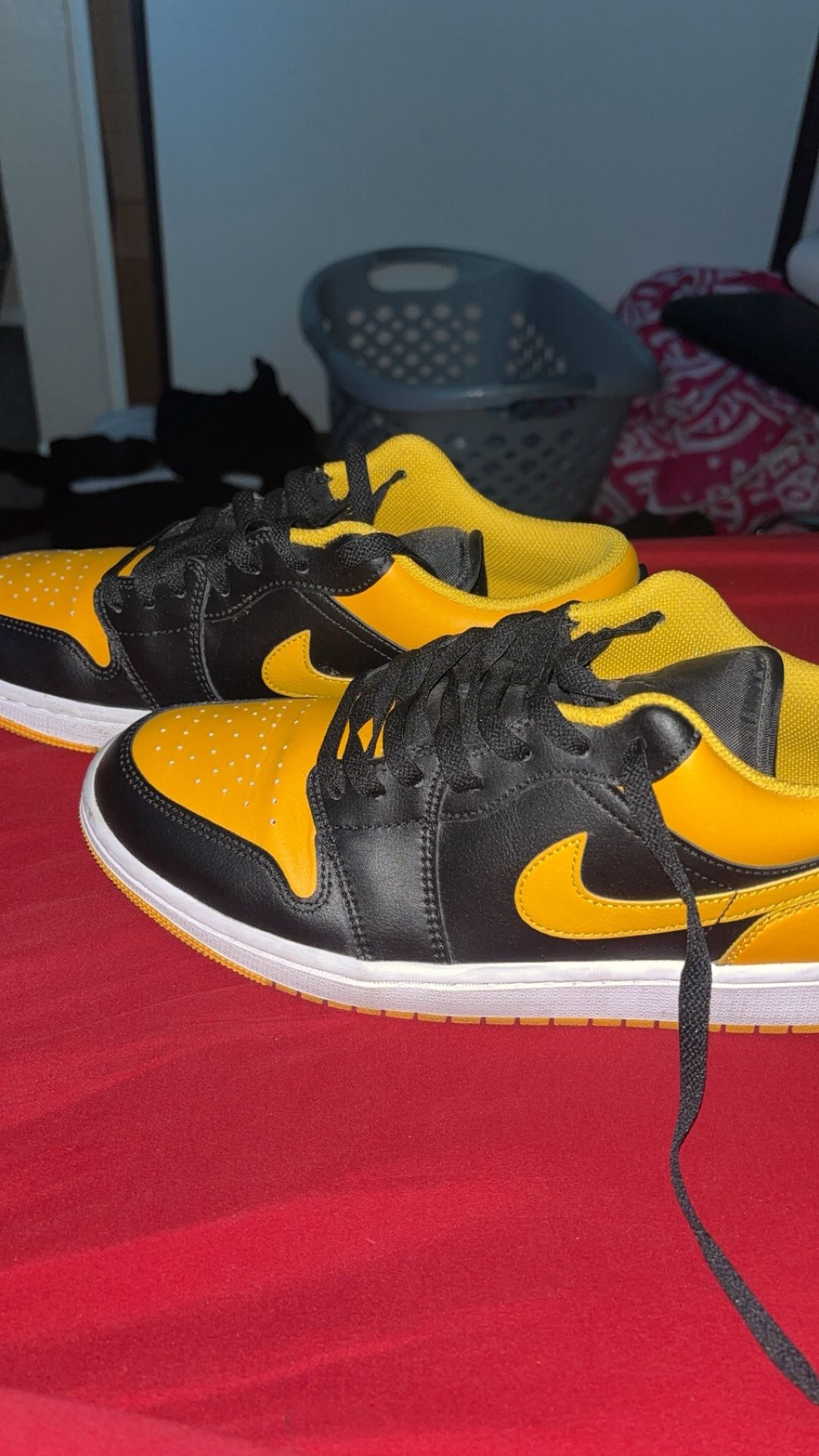 Black and Yellow Air Jordans