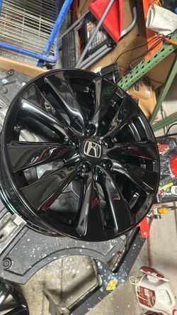 17” Honda rims new powder coating, firm price,,,