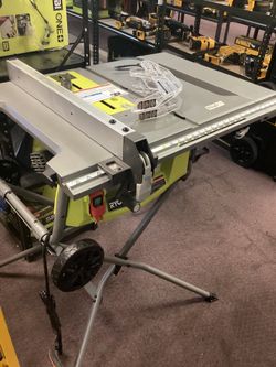 RYOBI Corded 10” Rolling Table Saw $240