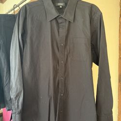 Black Dress Shirt Large 34/35