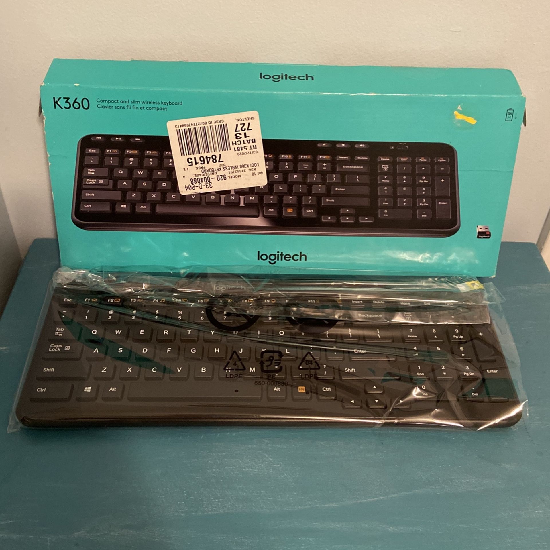 Logitech Wireless Keyboard, new