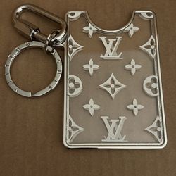 Louis Vuitton White Prism ID Holder Bag Charm Pre-Owned