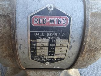 Red Wing Polishing Lathe