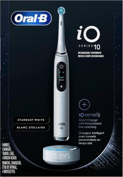 Oral-B iO Series 10 Rechargeable Electric Toothbrush - Stardust White