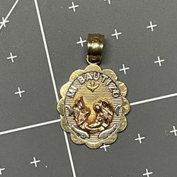 Gold Charm For Necklace 