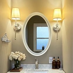 Bathroom wall sconces