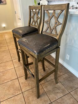 Set of two -  Bar Height stools