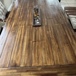 Gorgeous Solid Wood Kitchen Table Dining Room Table