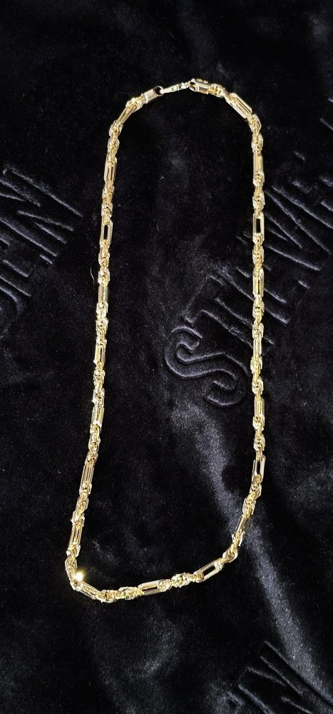 5mm 22" Gold Filled Milano Chain