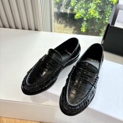 YSL Women’s Leather Shoes With Box New 