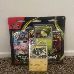 Perfect Order 3 Pack Blister Pokémon Brand New Sealed with Promo Card Luxray 