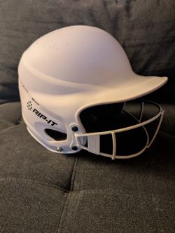 Rip-it Vision Pro Matte Softball Batting Helmet White M/L
