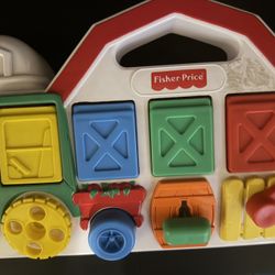 Fisher Price 1993 Pop Up Farm Animals 