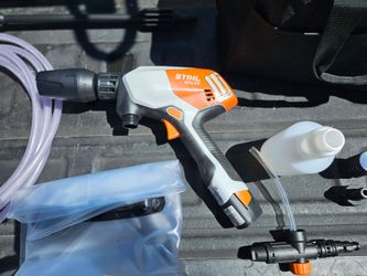 Stihl battery powered pressure washer