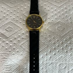PLATINUM Men’s Watch With Leather Strap (Used)
