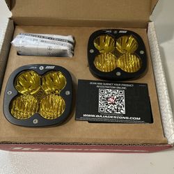 Baja Designs XL80 LED Light Pods Amber (New Pair)